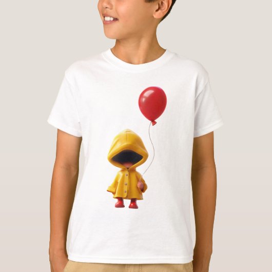 かわいこちゃん恐怖 Tシャツ (正面)