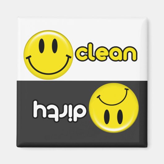 かわいこちゃん漫画食洗機磁石 マグネット (正面)