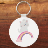 かわいこちゃん猫 キーホルダー (正面)