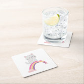 かわいこちゃん猫 スクエアペーパーコースター (インサイチュ)