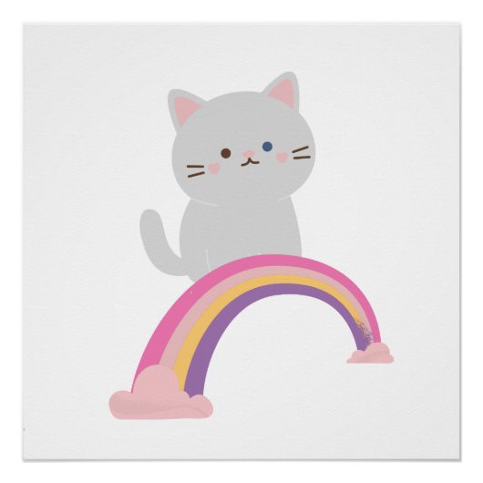 かわいこちゃん猫 ポスター (正面)