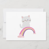 かわいこちゃん猫 招待状 (正面)