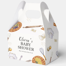 かわいこちゃん素朴ベーキングパイベイビーシャワー フェイバーボックス