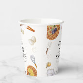 かわいこちゃん素朴ベーキングパイベイビーシャワー 紙コップ (左)