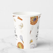 かわいこちゃん素朴ベーキングパイベイビーシャワー 紙コップ (右)