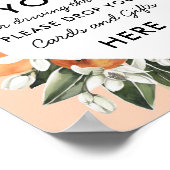 かわいこちゃん車でベビーシャワーカードとギフトサインで行く ポスター (角)