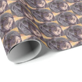 かわいこちゃん黒いCOCK-A-POOの組合せ ラッピングペーパー (ロールコーナー)