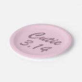 かわいこちゃん3.14 Piデイピンク ペーパープレート (アングル)