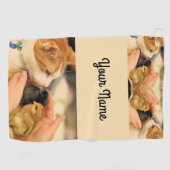 かわいこちゃん ゴルフタオル (横)