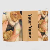 かわいこちゃん ゴルフタオル (横)