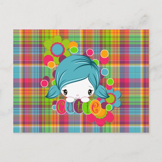 かわいこちゃん ポストカード (正面)