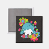 かわいこちゃん マグネット (正面/裏面)