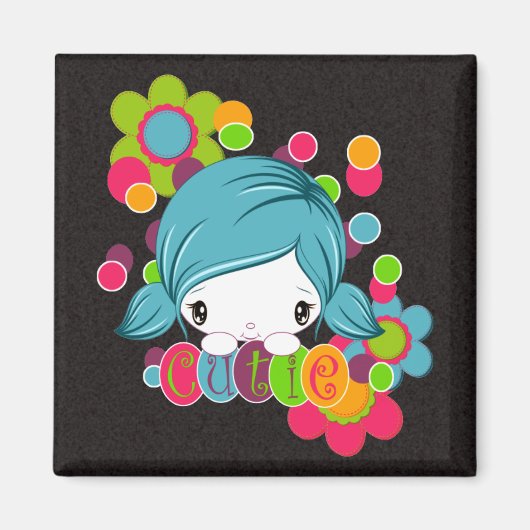 かわいこちゃん マグネット (正面)