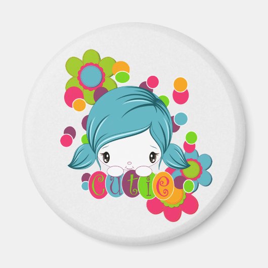 かわいこちゃん マグネット (正面)