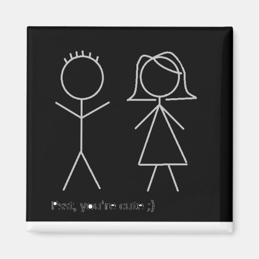 かわいこちゃん マグネット (正面)