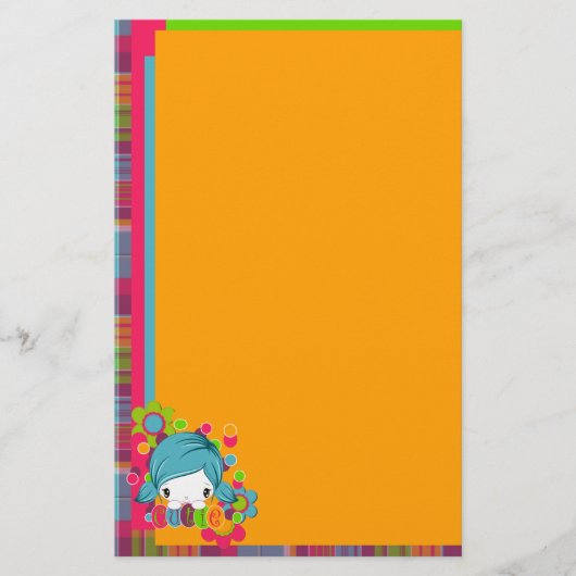 かわいこちゃん 便箋 (正面)