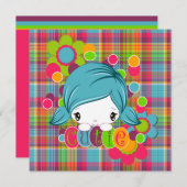 かわいこちゃん 招待状 (正面/裏面)