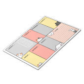 かわいこちゃんcat A4週間プランナー/メモ帳 ノートパッド (アングル)