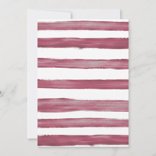 かわいこちゃんPa-2タイ2番目の誕生日ガールズフローラ招待状 招待状 (裏面)