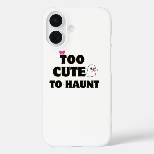 かわいすぎておばけられない | かわいいおばけのハロウィン Case-Mate iPhoneケース (裏面)