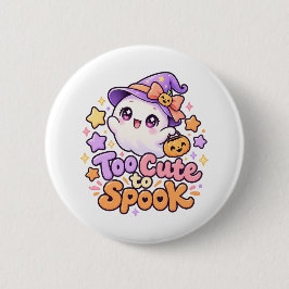 かわいすぎて怖くないお化けのハロウィンボタン 缶バッジ