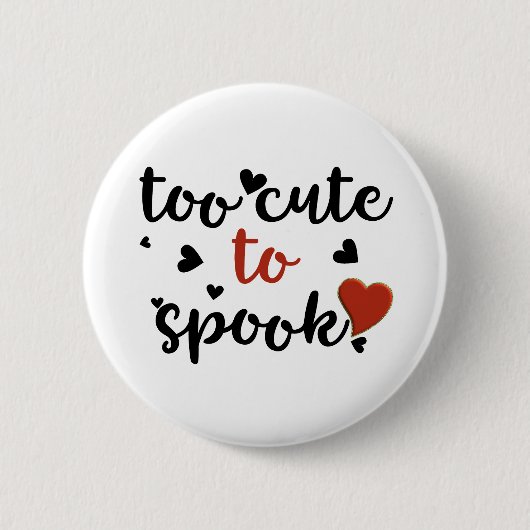 かわいすぎて怖くないハロウィン 缶バッジ (正面)