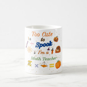 かわいすぎて怖くない おばけの数学教師 ハロウィン コーヒーマグカップ
