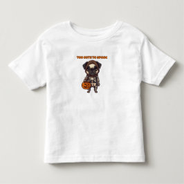 かわいすぎて怖くない | かわいいハロウィンパグのデザイン トドラーTシャツ