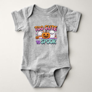 かわいすぎて怖くない - かわいいパステルハロウィン ベビーボディスーツ