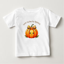かわいすぎて怖くない – キッズハロウィンTシャツ ベビーTシャツ