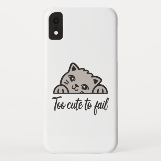 かわいすぎて救済不可 Case-Mate iPhoneケース (裏面)