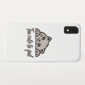 かわいすぎて救済不可 Case-Mate iPhoneケース (裏面(横))