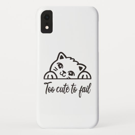 かわいすぎて救済不可 Case-Mate iPhoneケース (裏面)