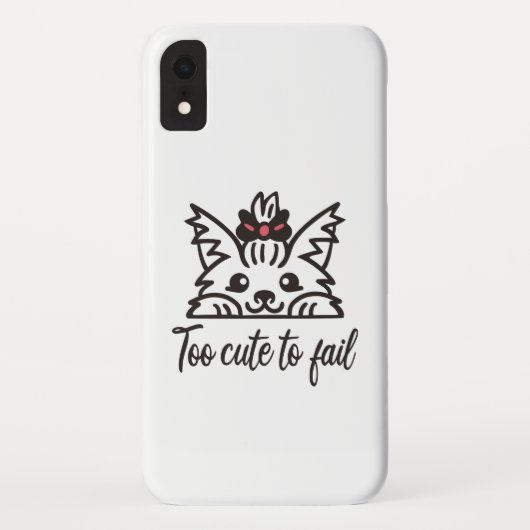 かわいすぎて救済不可 Case-Mate iPhoneケース (裏面)