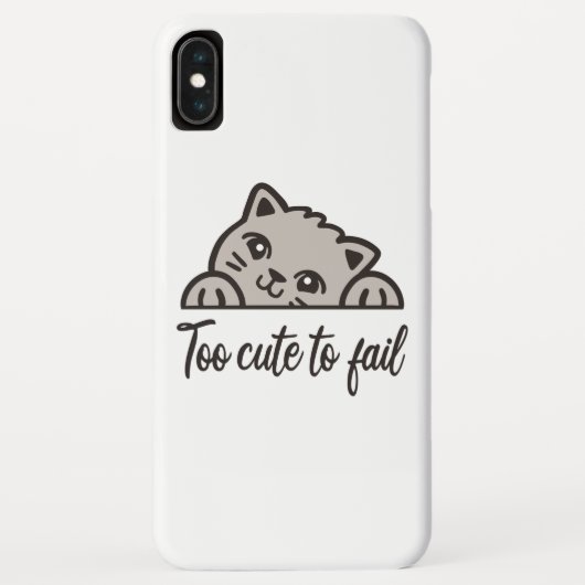 かわいすぎて救済不可 Case-Mate iPhoneケース (裏面)