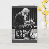 かわいそうなクリスマス カード (黄色い花)