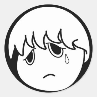 かわいそうなビリーのステッカーシート ラウンドシール