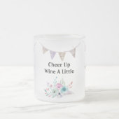 かわいらおもしろいしいワイン フロストグラスマグカップ (中央)