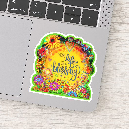 かわいらしあなたの人生は賛美インスピレーションだ シール (詳細)