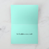 かわいらしありがとう カード (内部)