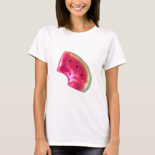 かわいらしいきらめくスイカ Tシャツ