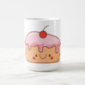 かわいらしいさくらんぼケーキスライス コーヒーマグカップ (中央)
