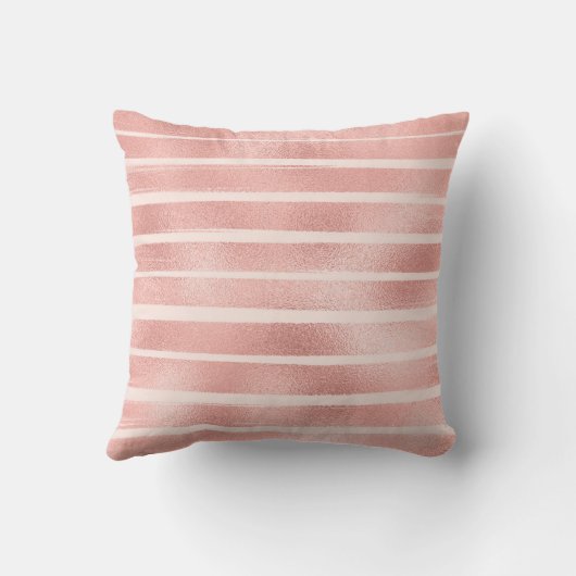 かわいらしいばら色の金ゴールドのユニコーンの水彩画のバラの子供部屋 クッション (裏面)