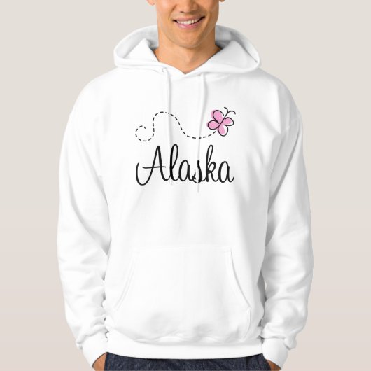 かわいらしいアラスカのTシャツのギフト パーカ (正面)