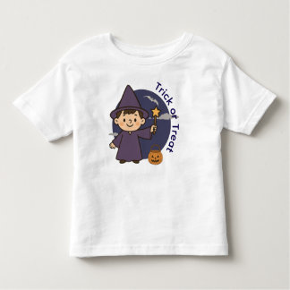 かわいらしいウィザードトリックまたは治療デザイン トドラーTシャツ