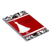 かわいらしいウェディングプランナーのノート ノートブック (右側)