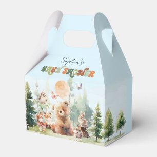 かわいらしいウッドランドの赤ちゃんシャワー フェイバーボックス