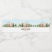 かわいらしいウッドランドの赤ちゃんシャワー ペットボトルラベル (シングルラベル)