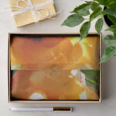 かわいらしいオレンジは上がりました 薄葉紙 (ギフト)