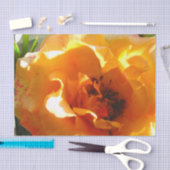 かわいらしいオレンジは上がりました 薄葉紙 (クラフト)